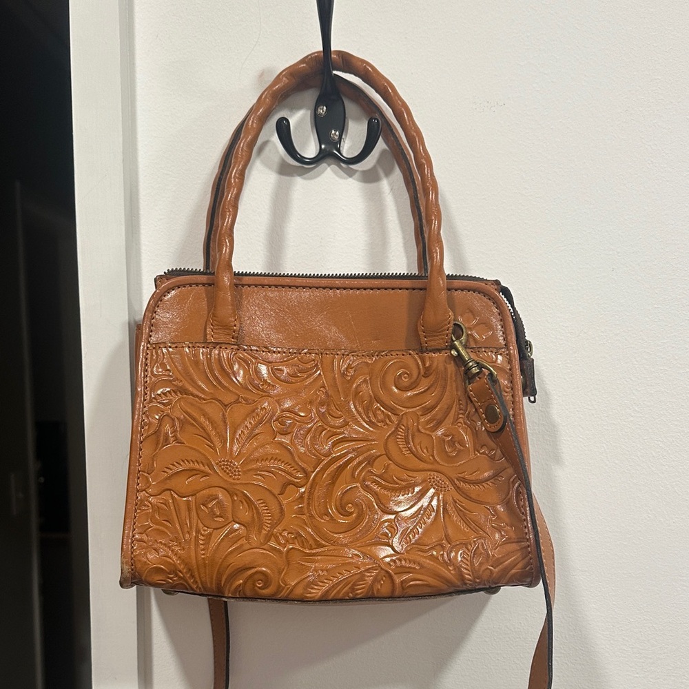 Patricia Nash Tan Leather Handbag